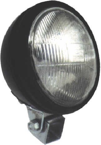 FARO HALOGENO NEGRO